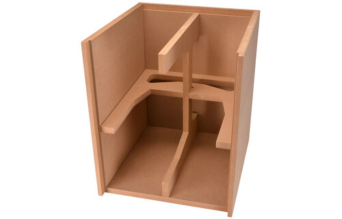 Knock-Down MDF 2.0 cu. ft. Subwoofer Cabinet for Dayton Audio 12" Ultimax Subwoofer