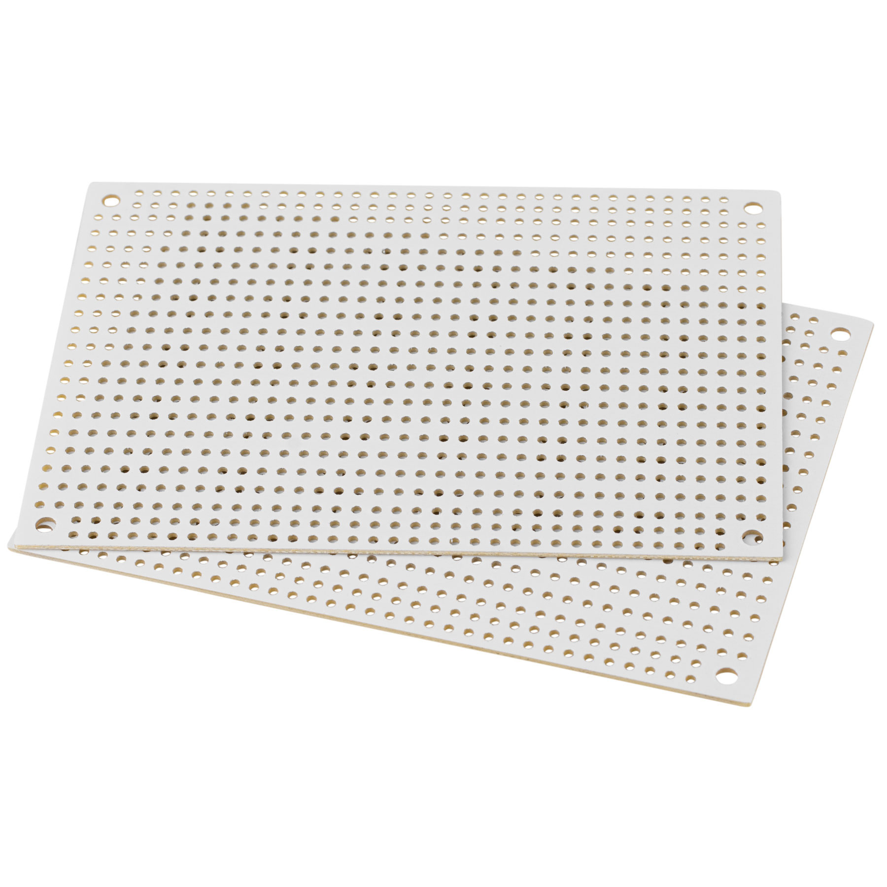 White Perforated Crossover Board | Pair | 8,89 x 12,70 cm