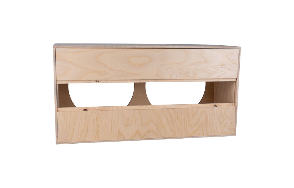 DIY Cabinet | 47 L | Flatpack | Knock-Down 2x12" Baltic Birch Bass Guitar Cabinet