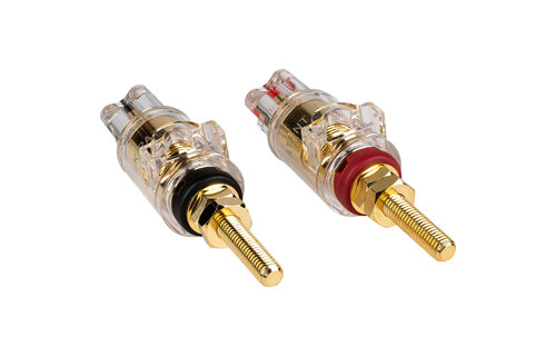 BPS-G | Supreme Insulated Binding Post Banana Jack | Pair Gold