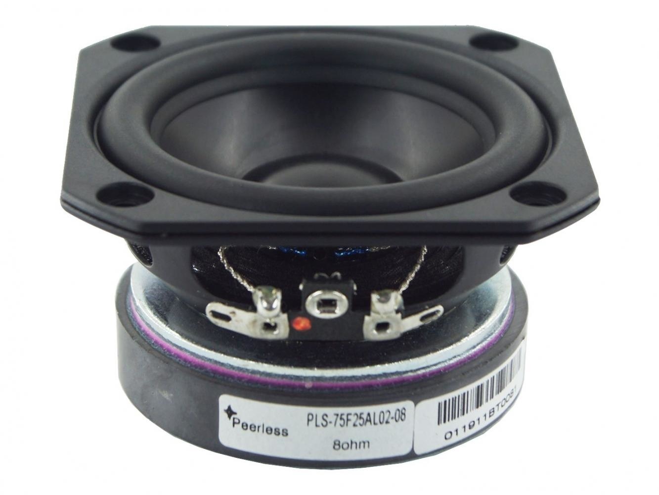 PLS-75F25AL02-08 3" Aluminum Full-Range Speaker