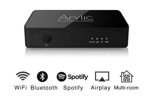 S10 Wifi & Bluetooth Stereo Wireless Preamplifier With MultiRoom/Multizone Support