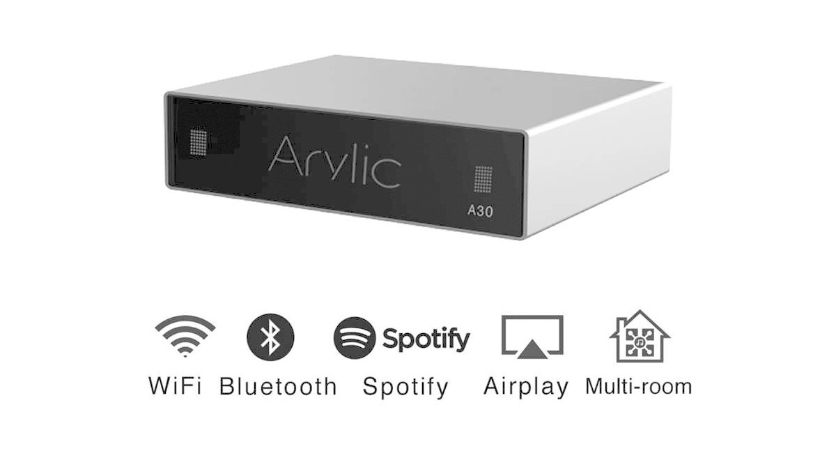 A30 Wifi & Bluetooth 5.0 Stereo Amplifier With Multi-Room Support