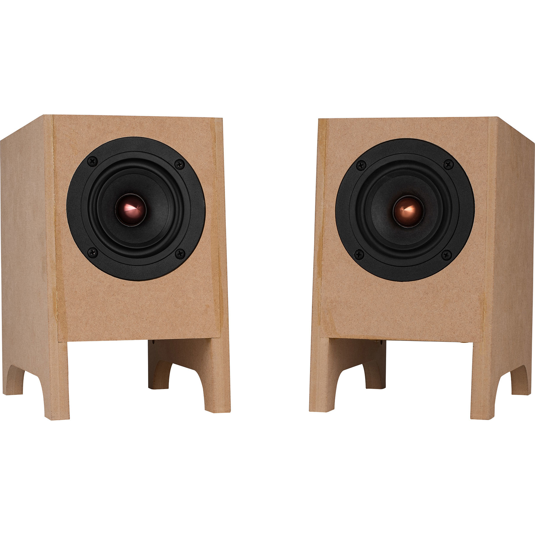Copperhead Desktop Full-Range Speaker Kit with Cabinet | Pair