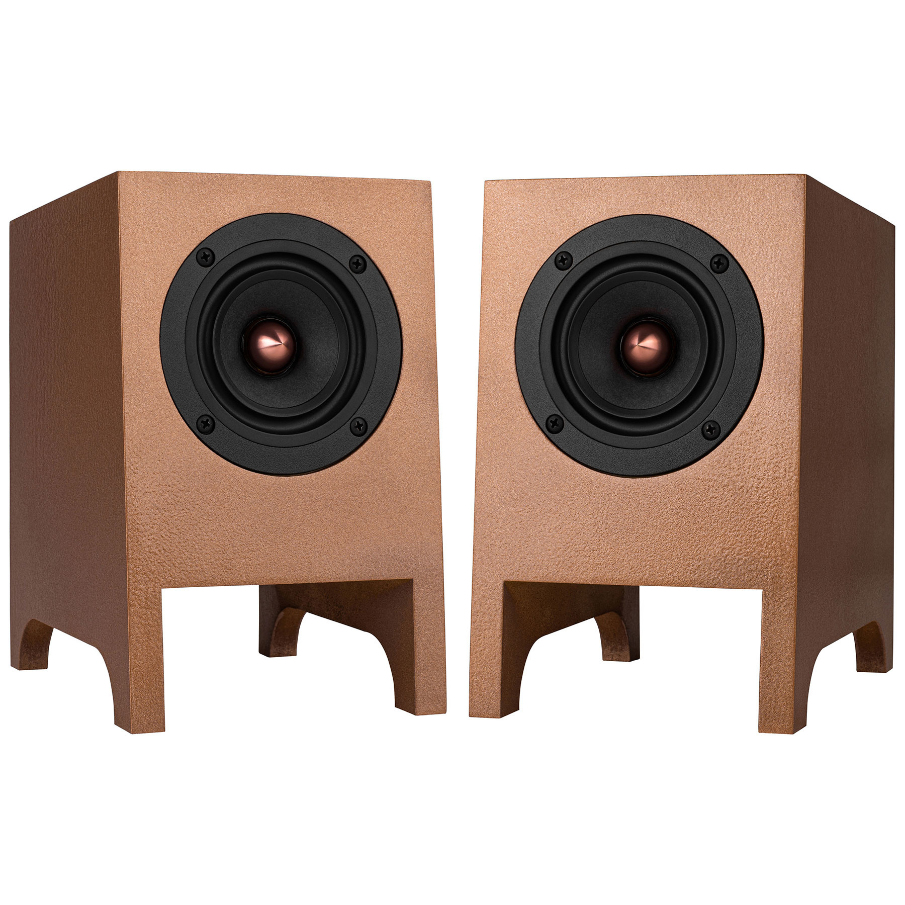 Copperhead Desktop Full-Range Speaker Kit with Cabinet | Pair