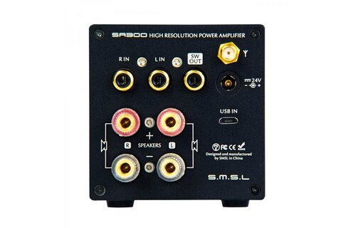 SA300 2 x 80W Stereo Bluetooth 5.0 apt-X Amplifier with subwoofer pre-out and remote