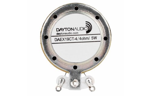DAEX19CT-4 Coin Type 19mm Vented Exciter 5W 4 Ohm
