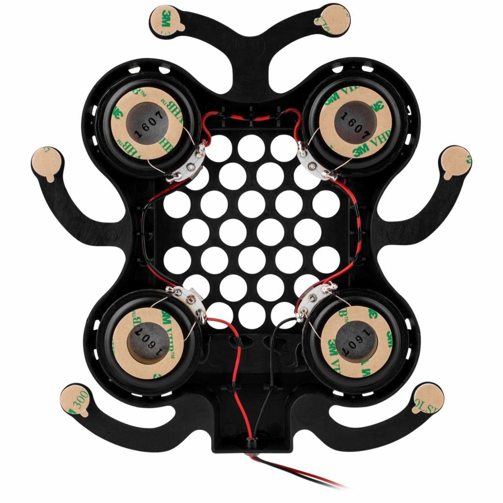 DAEX25X4-4 Bullfrog Vented Disc Spider 25 mm x 4 Exciter 40W 8 Ohm