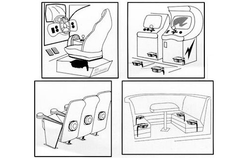 AST-2B-4 Pro Bass Shaker Tactile Transducer