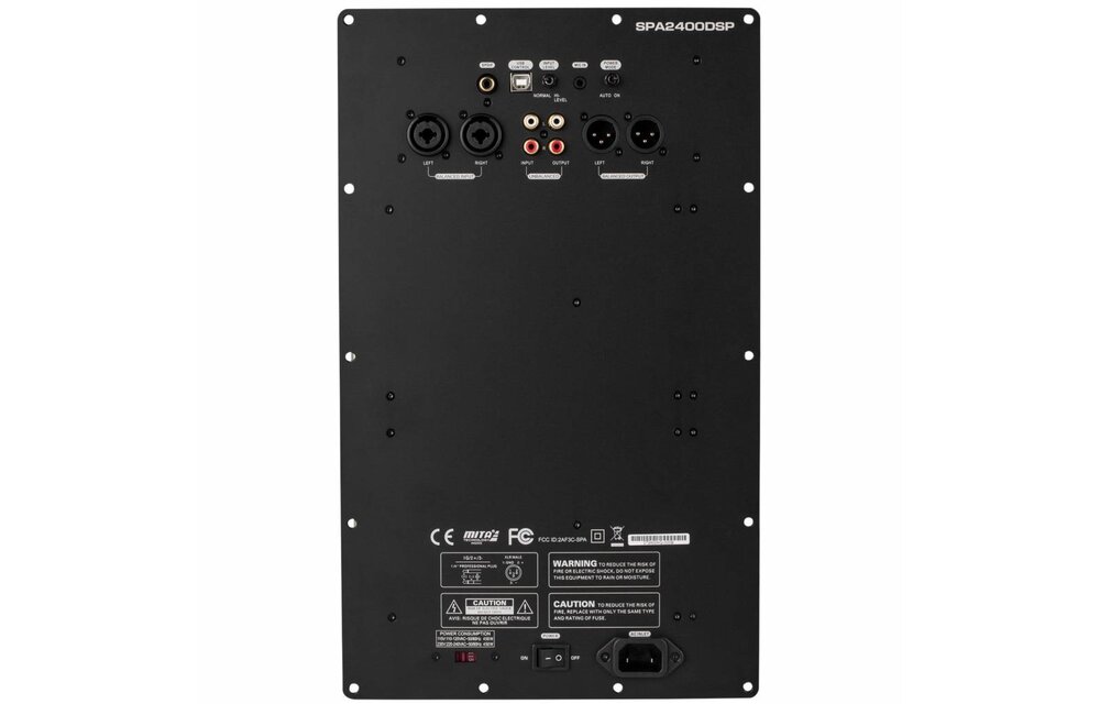 SPA2400DSP 2400W Subwoofer Amplifier with DSP