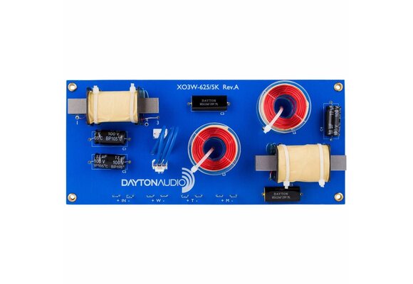 XO3W-625/5K | 3-Way Crossover | 625/5,000 Hz | 4/8 Ohm