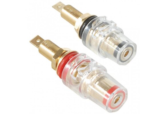 BPFI-G Fully Insulated Binding Post Pair Gold