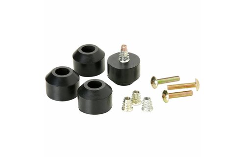 DRFS1 1-3/8" x 1" Heavy Duty Rubber Feet 4 Pcs.