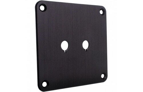SBPP-BK Binding Post Plate Black Anodized