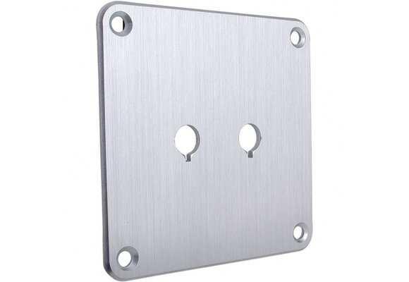 SBPP-SI Binding Post Plate Silver Anodized