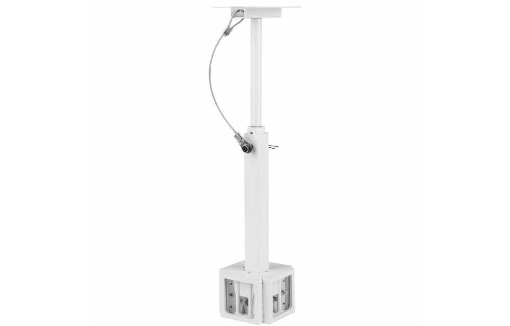 QS204PBW 4-Way Pole Mount Speaker Bracket for QS204W-4 Quadrant Speakers - White
