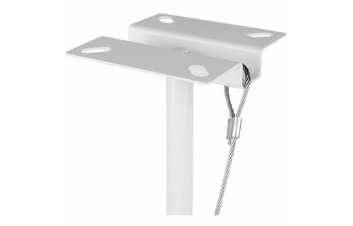QS204PBW 4-Way Pole Mount Speaker Bracket for QS204W-4 Quadrant Speakers - White