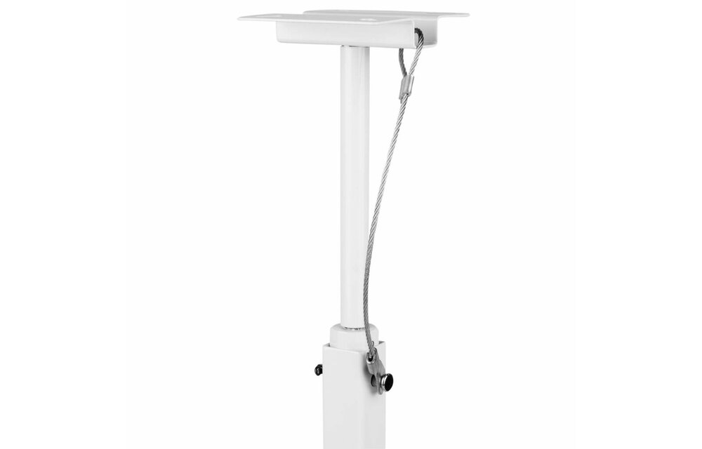 QS204PBW 4-Way Pole Mount Speaker Bracket for QS204W-4 Quadrant Speakers - White