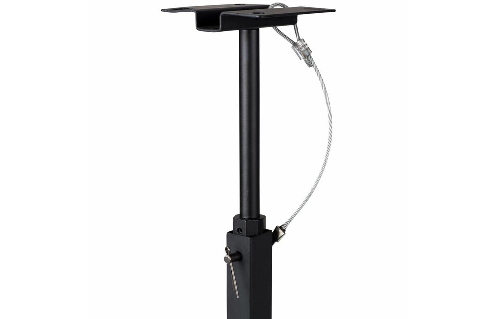 QS204PB 4-Way Pole Mount Speaker Bracket for QS204-4 Quadrant Speakers - Black