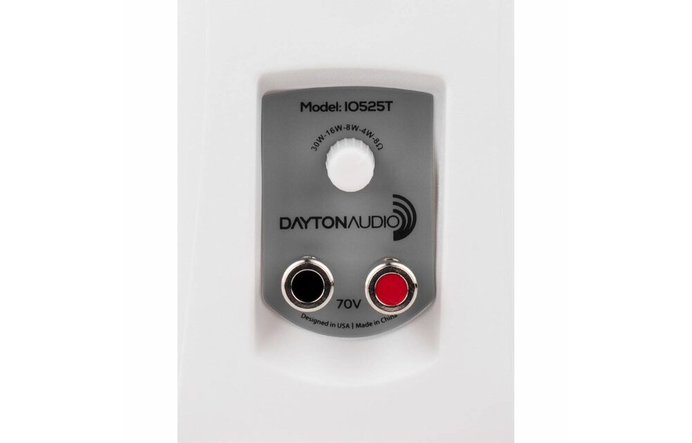 IO525WT 5-1/4" 2-Way 70V Indoor/Outdoor Speaker Pair White