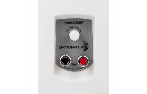 IO525WT 5-1/4" 2-Way 70V Indoor/Outdoor Speaker Pair White