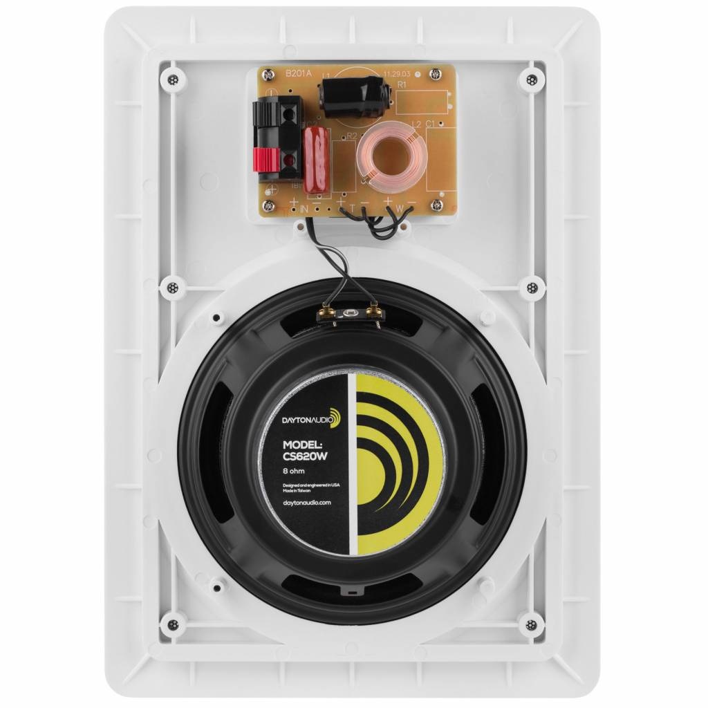 CS620W 6-1/2" 2-Way In-Wall Speaker Pair