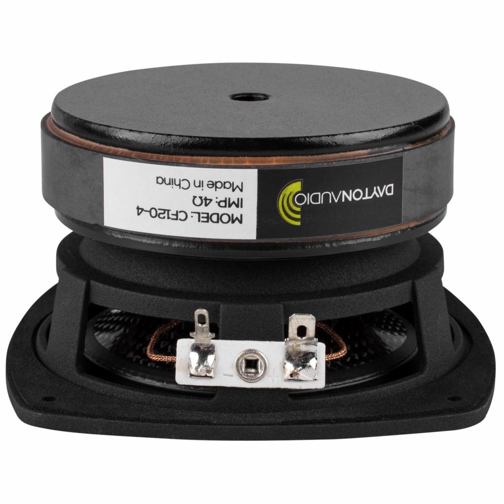 CF120-4 4-1/2" Woven Carbon Fiber Midwoofer 4 Ohms