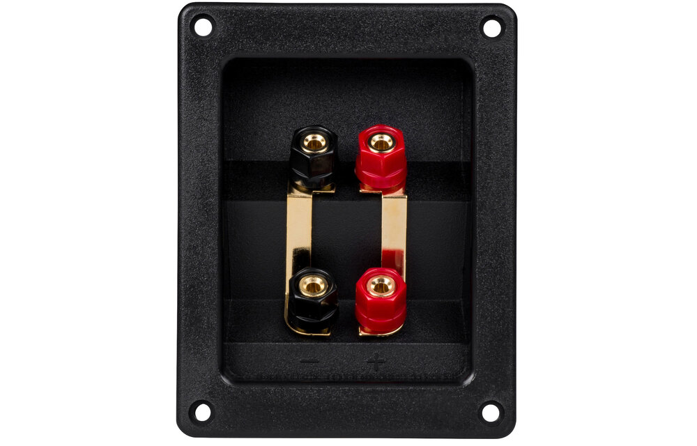 Gold Plated Bi-Amp Speaker Wire Terminal Cup Banana Binding Post