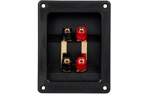 Gold Plated Bi-Amp Speaker Wire Terminal Cup Banana Binding Post