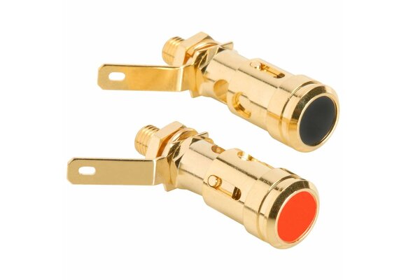 Spring Loaded Binding Post Speaker Terminal Pair
