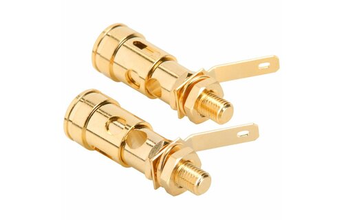 Spring Loaded Binding Post Speaker Terminal Pair