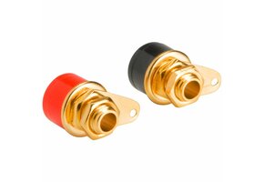 Gold Plated Banana Jack Pair