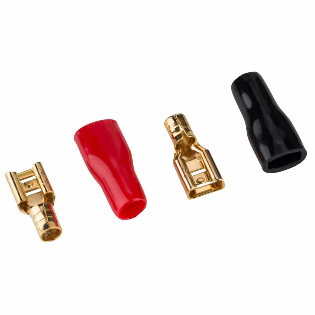 Gold 12 AWG 6.35 mm Female Disconnect Pair