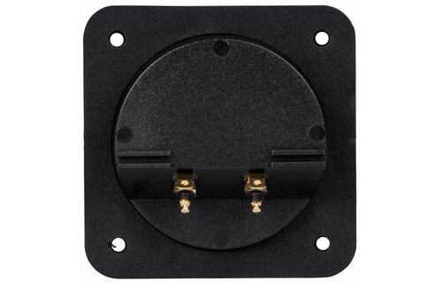 Square Speaker Terminal Cup 4" Gold Banana Binding Post