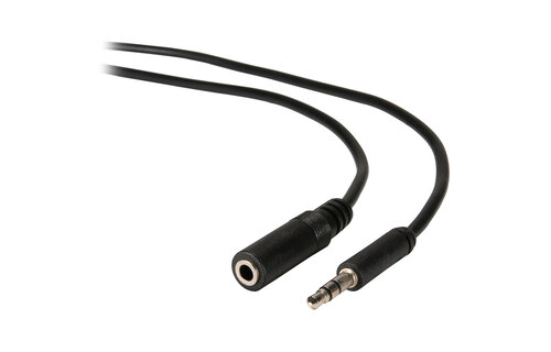 3.5mm Male to Female Slim-Plug Shielded Extension Cable 1.8 meter