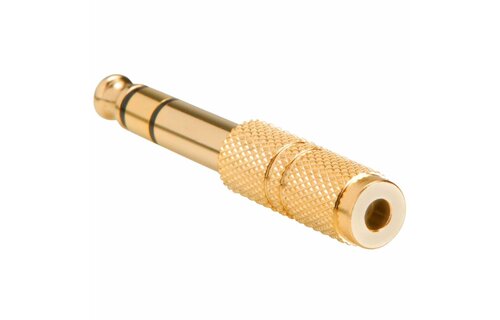 1/4" Stereo M To 3.5mm Stereo F Adapter