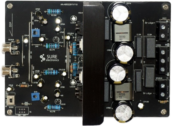 AA-AB32321 2x125W IRS2092 8 Ohm Class D Audio Amplifier Board