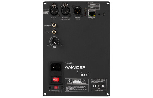PWR-ICE125 2x125 Watt DSP ICEpower Plate Amplifier