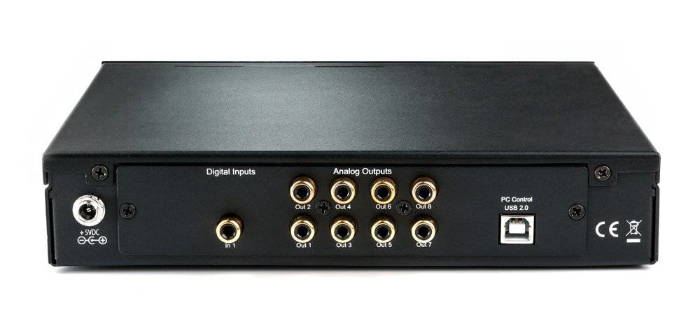 OpenDRC-DA8 SPDIF Digital IN To 8x Analog OUT Floating Point Room Correction DSP