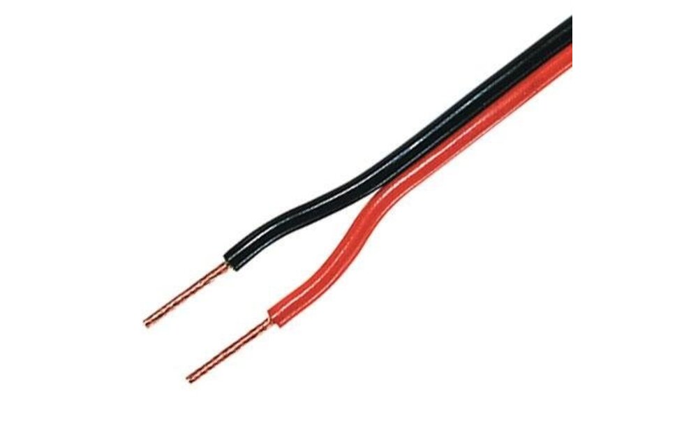 2x0,75mm2 Red/Black Speaker Wire