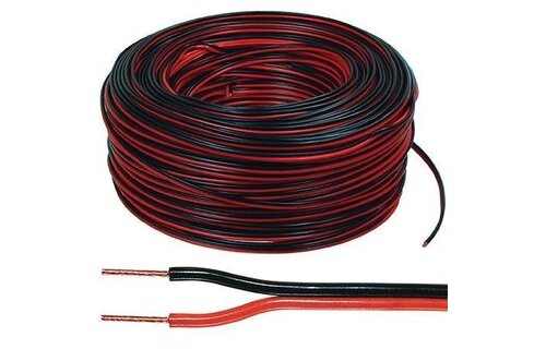 2x0,75mm2 Red/Black Speaker Wire