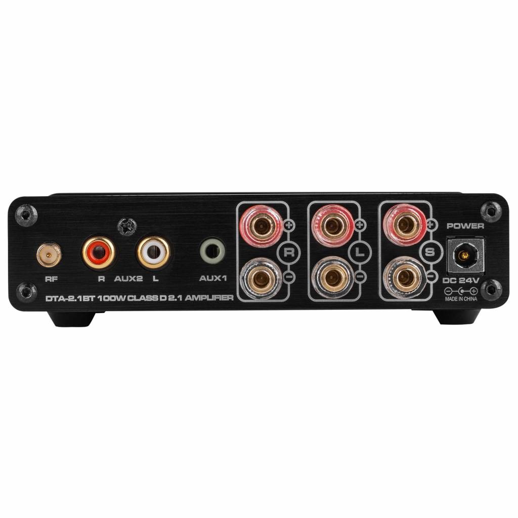 DTA-2.1BT2 100W 2.1 Class D Bluetooth Amplifier with Sub Frequency Adjustment