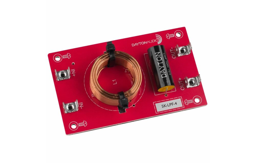 Low Pass Speaker Crossover 12 dB/Octave, 4 Ohm