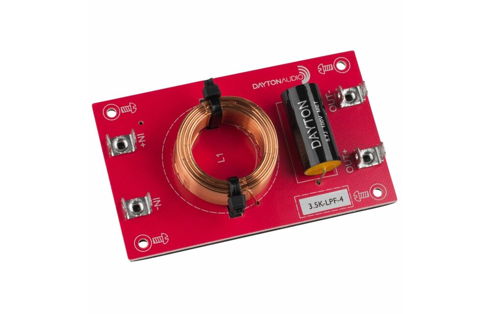 Low Pass Speaker Crossover 12 dB/Octave, 4 Ohm