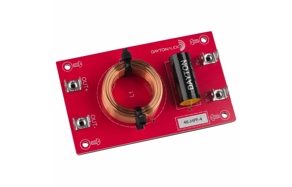 High Pass Speaker Crossover 12 dB/Octave, 4 Ohm