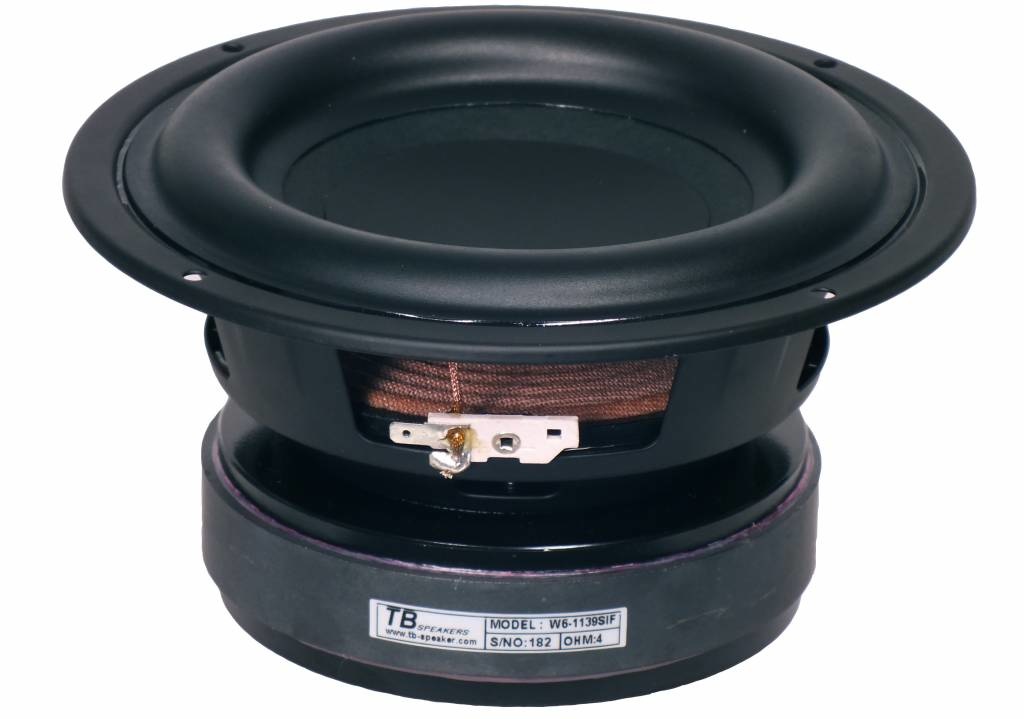 W6-1139SIF 6-1/2" Paper Cone Subwoofer Speaker