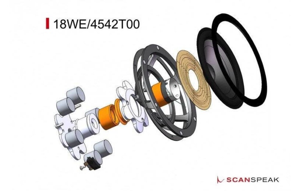 Ellipticor 18WE/4542T00 7" Woofer