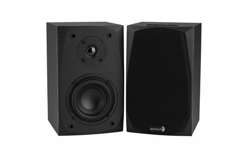 MK402BTX Powered Bluetooth 2-Way Bookshelf Speaker Pair with 3.5mm Aux In