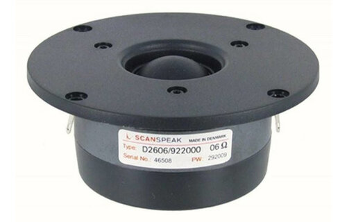 Discovery D2606/922000 1" Coated Textile Dome Tweeter