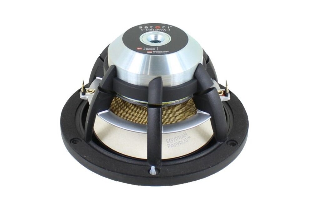 Satori MR13PNW-4 5" White Egyptian Papyrus Cone Midrange